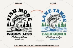 Fishing Design Collection - Mono