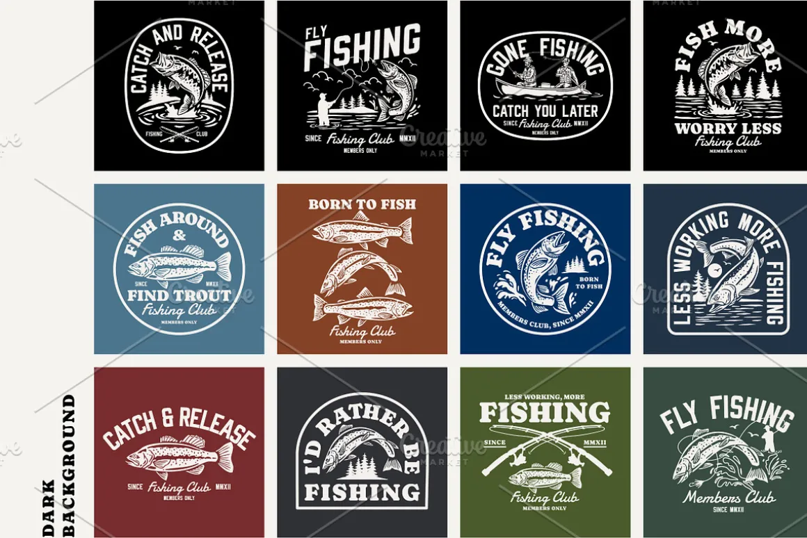 Fishing Design Collection - Mono