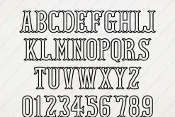 Fishtail Monogram font
