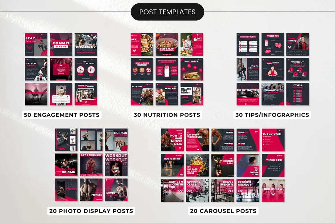 Fitness Coach Social Media Bundle
