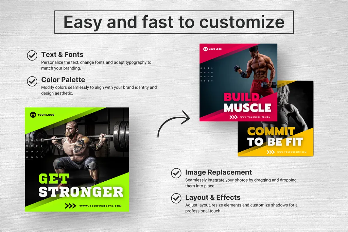 Fitness Coach Social Media Bundle