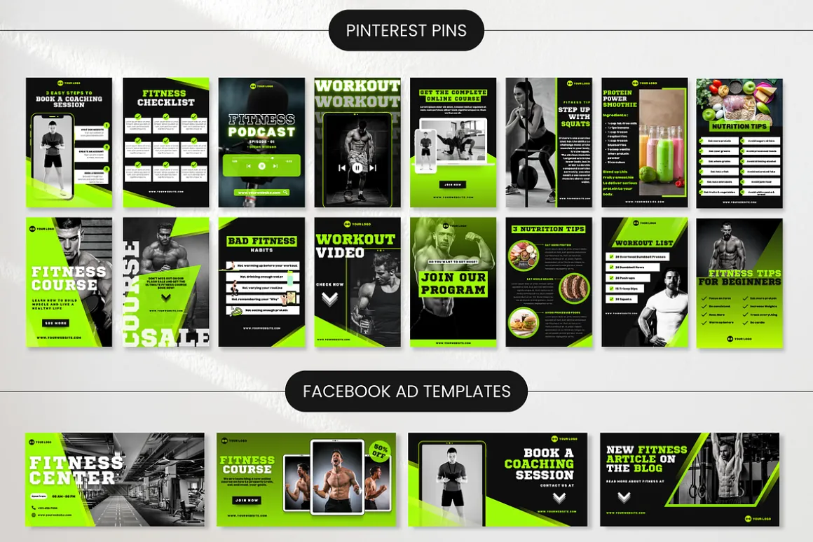 Fitness Coach Social Media Bundle
