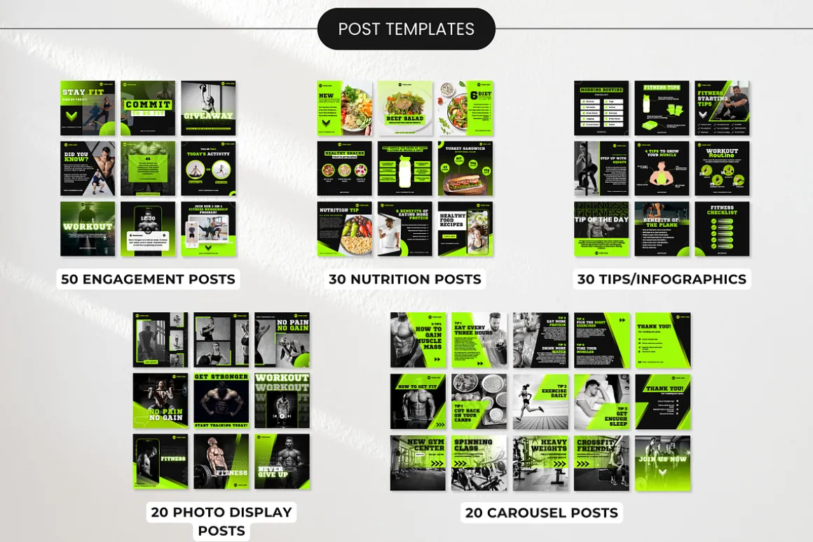 Fitness Coach Social Media Bundle