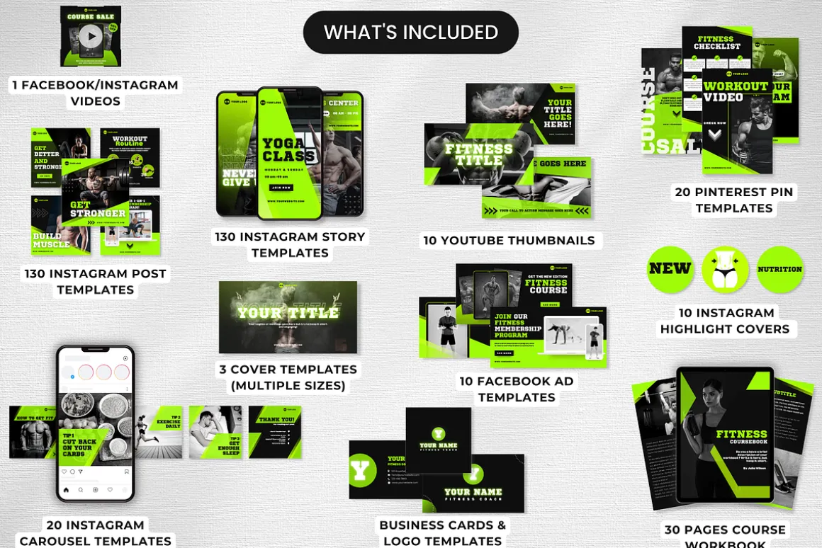 Fitness Coach Social Media Bundle