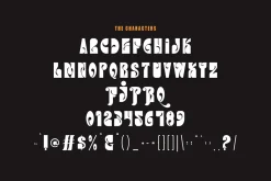 Flanatta Psychedelic Display Font