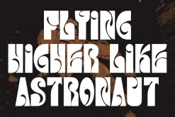 Flanatta Psychedelic Display Font