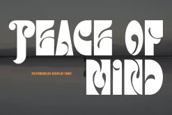 Flanatta Psychedelic Display Font