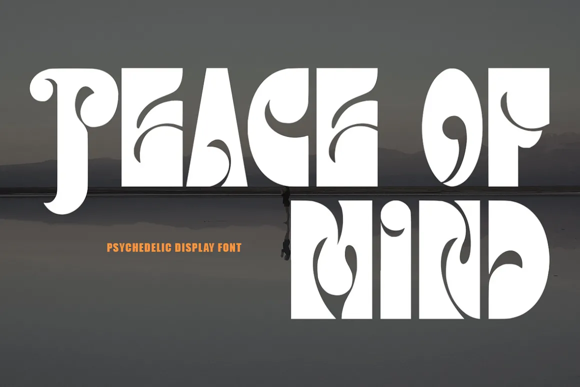 Flanatta Psychedelic Display Font