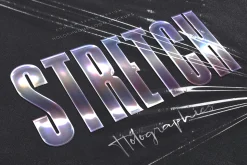 Flat Holochrome Text Effects