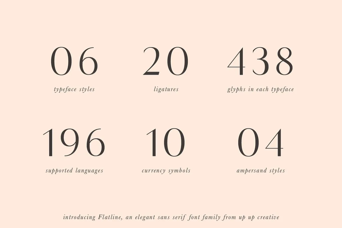 Flatline Sans Complete - 16 fonts