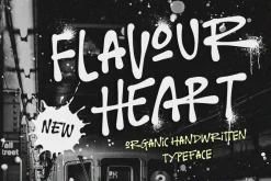 Flavour Heart - Organic Handwritten