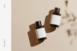 Fleur: Cosmetic Bottle Mockups