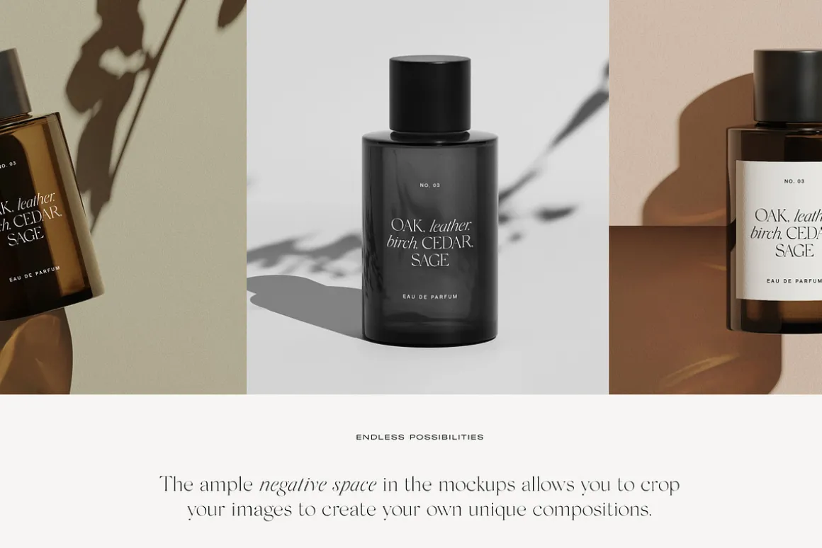 Fleur: Cosmetic Bottle Mockups