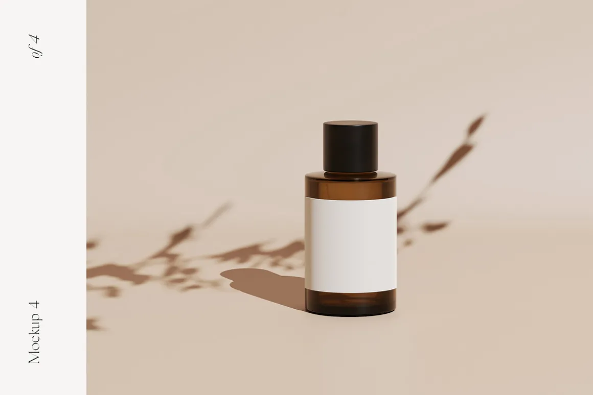 Fleur: Cosmetic Bottle Mockups