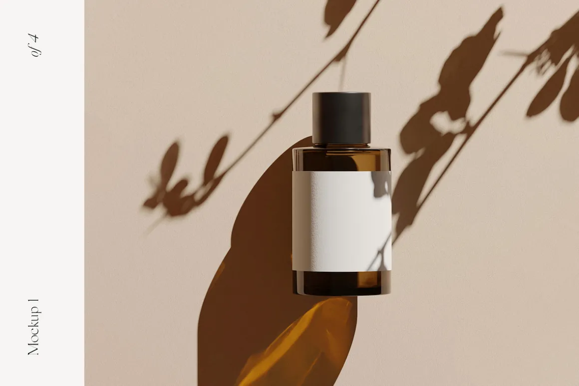 Fleur: Cosmetic Bottle Mockups