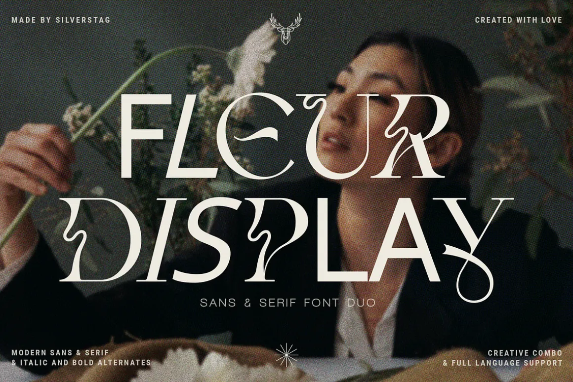 Fleur Display - Sans/Serif Font Duo