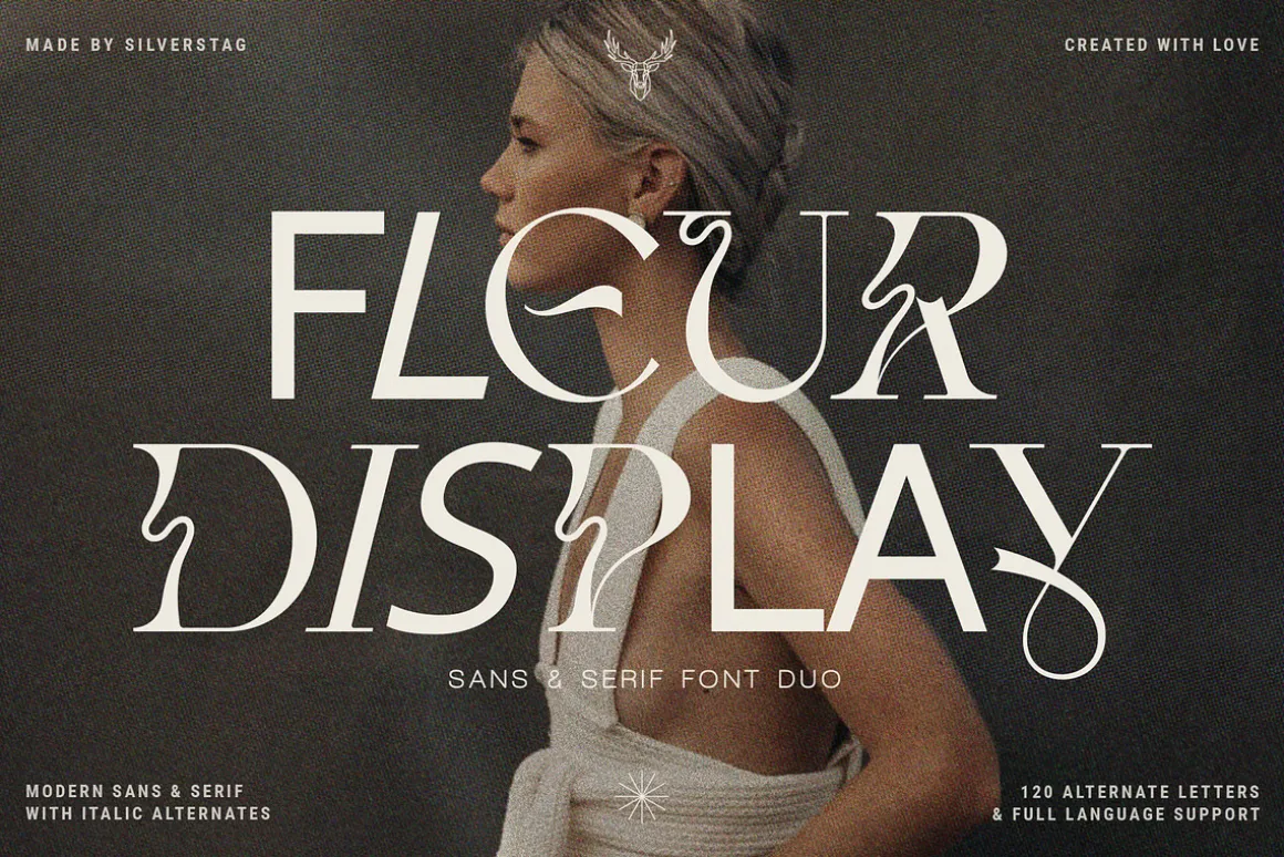 Fleur Display - Sans/Serif Font Duo