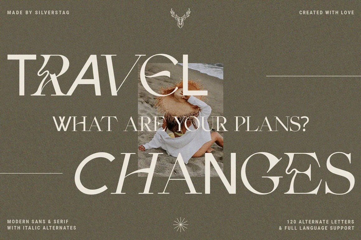 Fleur Display - Sans/Serif Font Duo