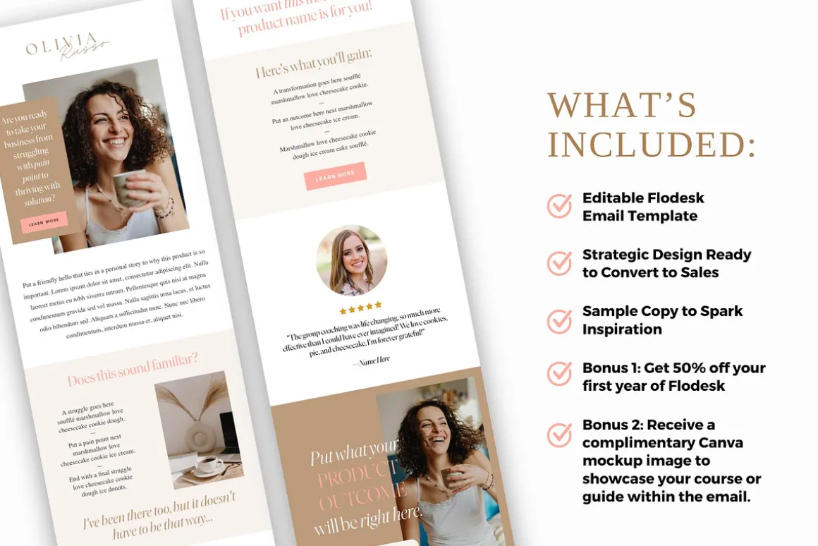 Flodesk Template | Launch Email