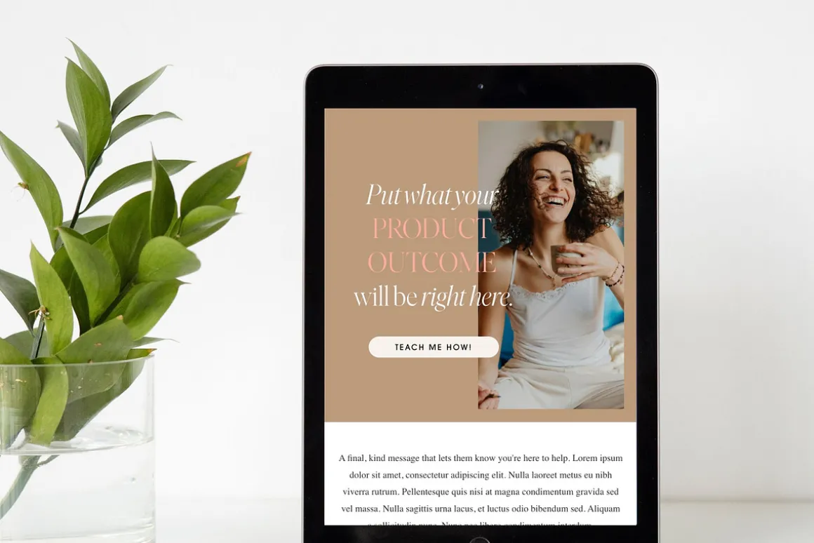 Flodesk Template | Launch Email