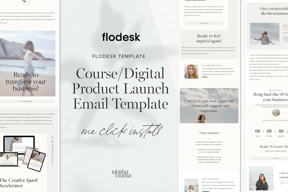 Flodesk Course Launch Template