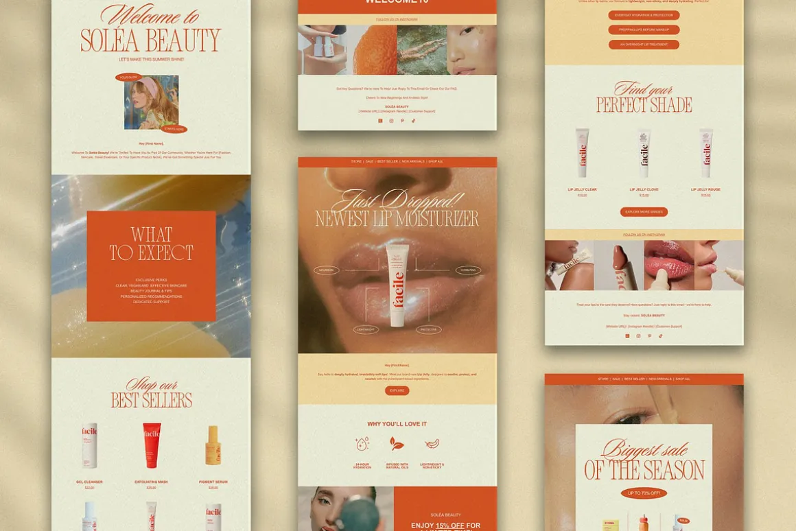 Flodesk Email Template Canva Graphic