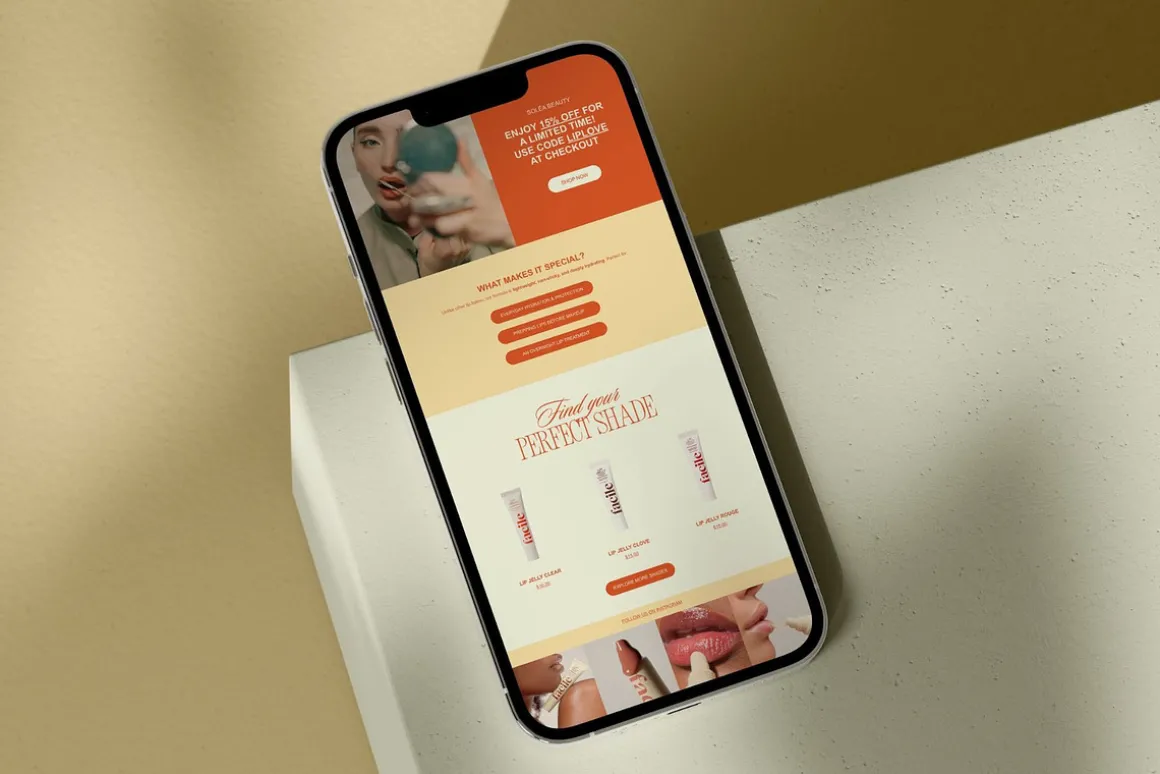 Flodesk Email Template Canva Graphic