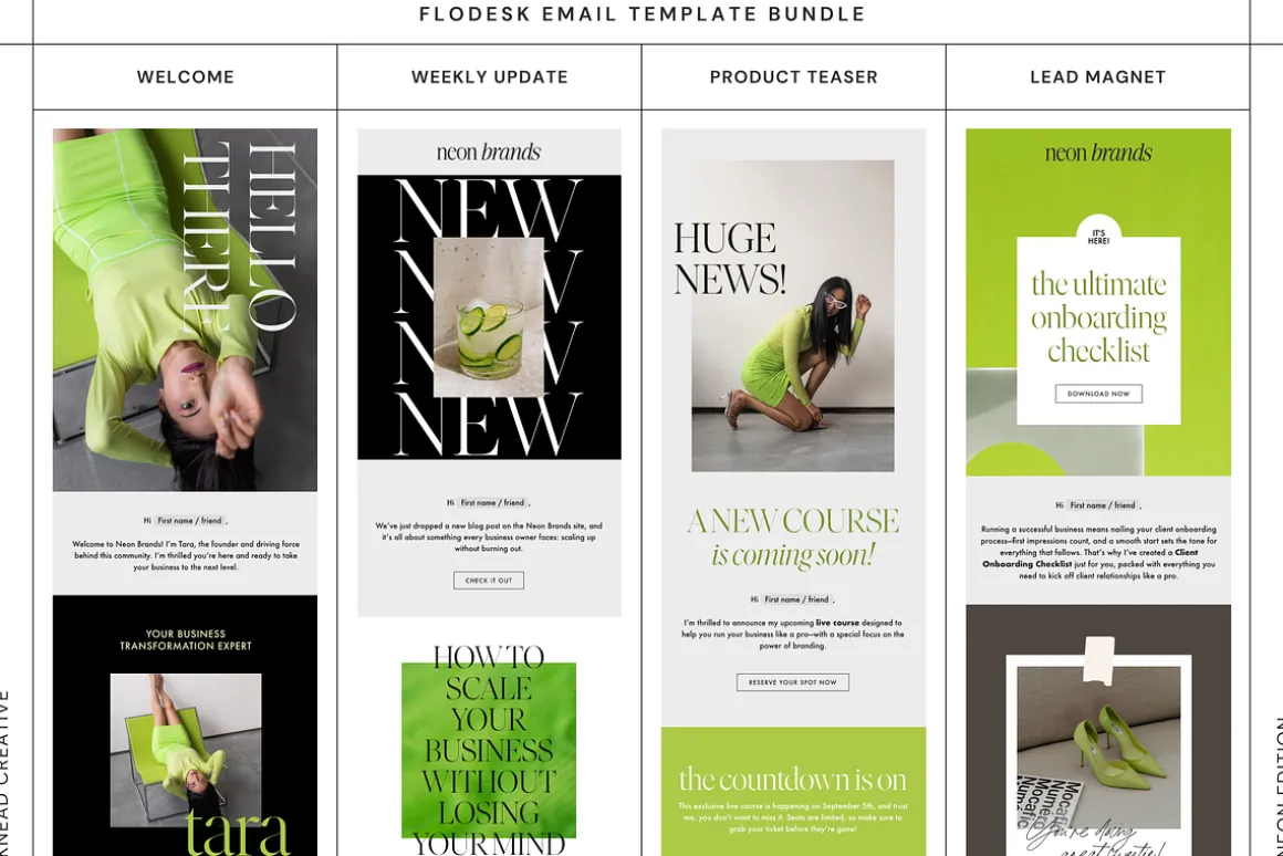 Flodesk Email Templates for Creators