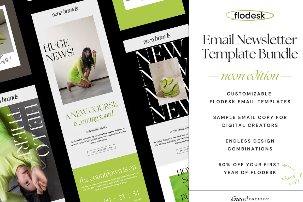 Flodesk Email Templates for Creators
