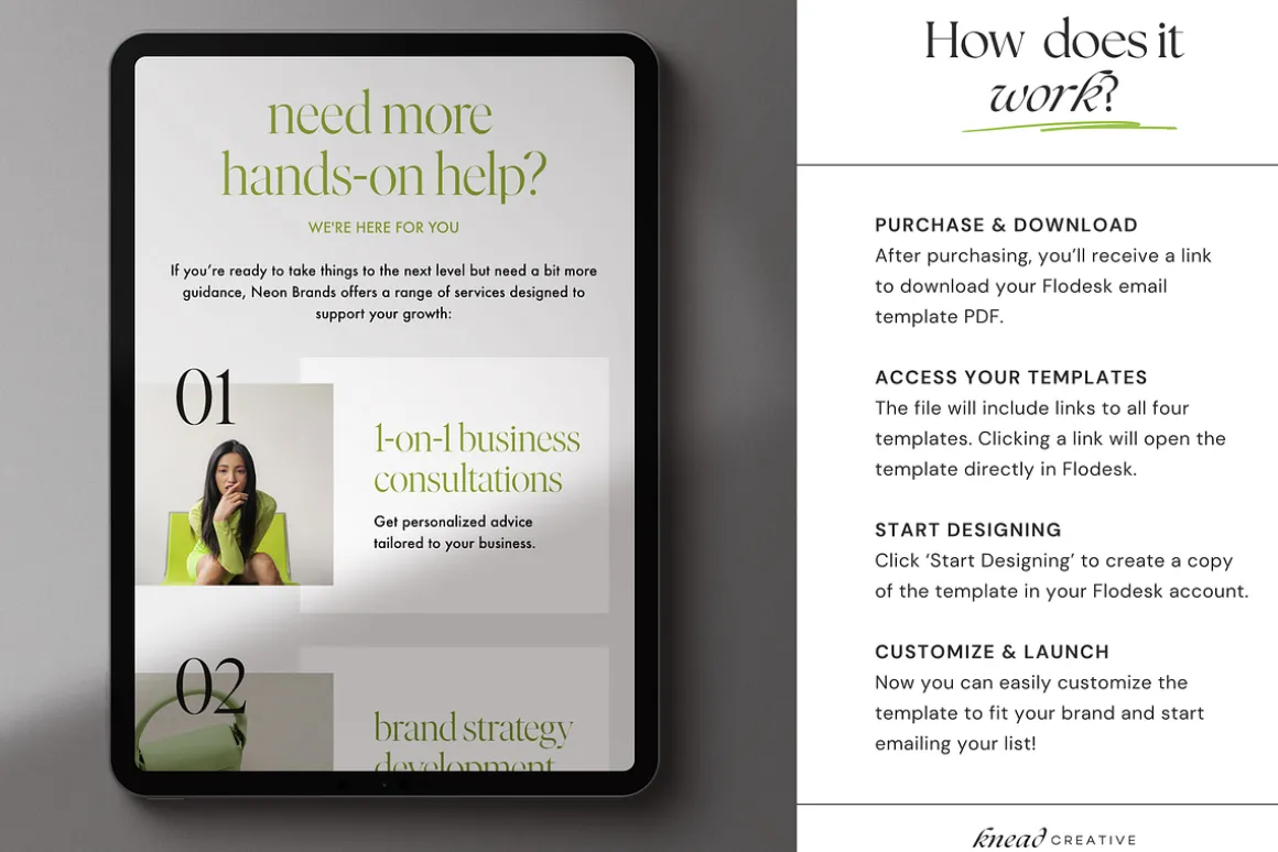 Flodesk Email Templates for Creators