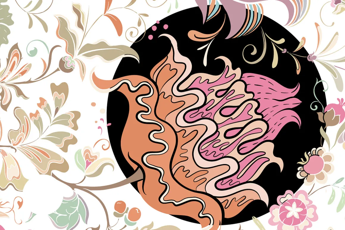 Floral wonders - 4 Seamless patterns