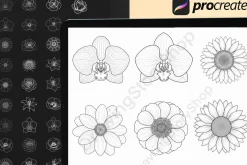 Floral & Botanical Procreate Stamps