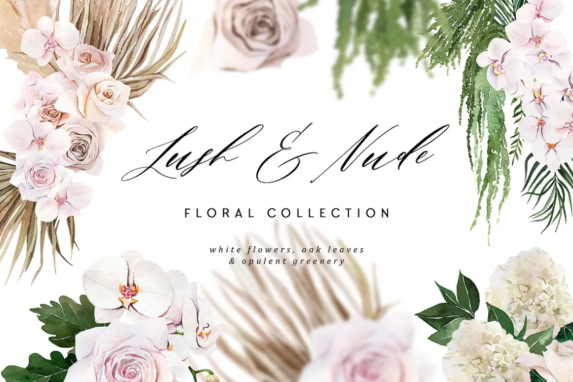 FLORAL BUNDLE - Watercolor Library