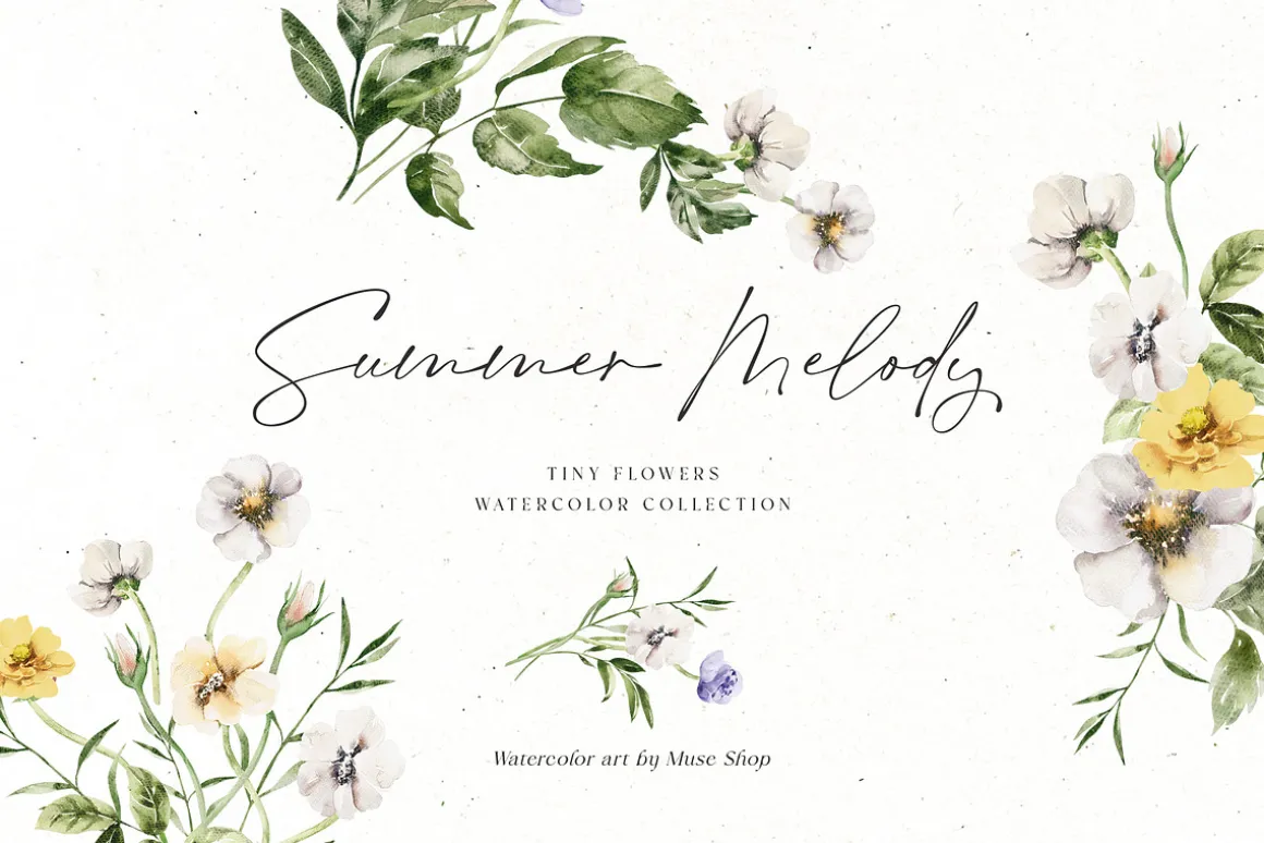 FLORAL BUNDLE - Watercolor Library