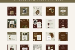 Floral Instagram Stories Posts Canva