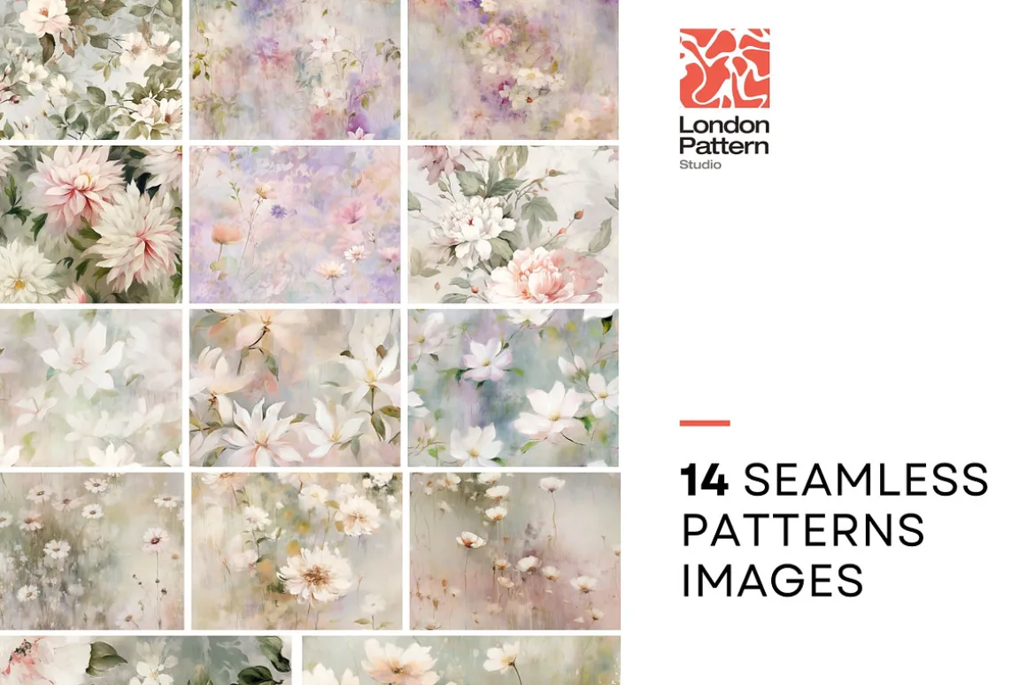 Floral Vintage Seamless Pattern Art