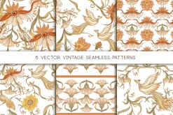 Floral Vintage Seamless Pattern