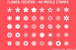 Flower Creator Procreate Brush Set