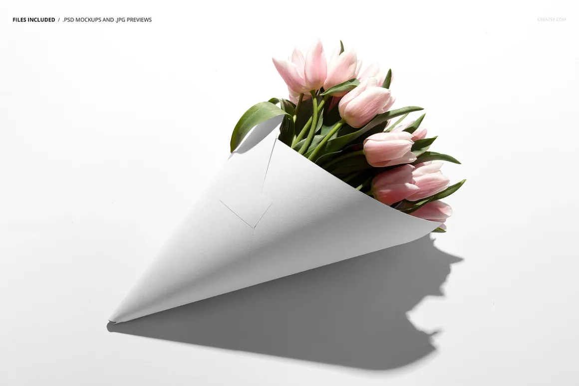 Flower Packaging Mockup
