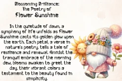 Flower Sunshine - Handwritten