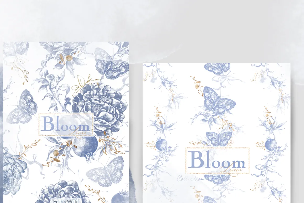 Flowers victorian baroque bundle