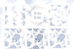 Flowers victorian baroque bundle