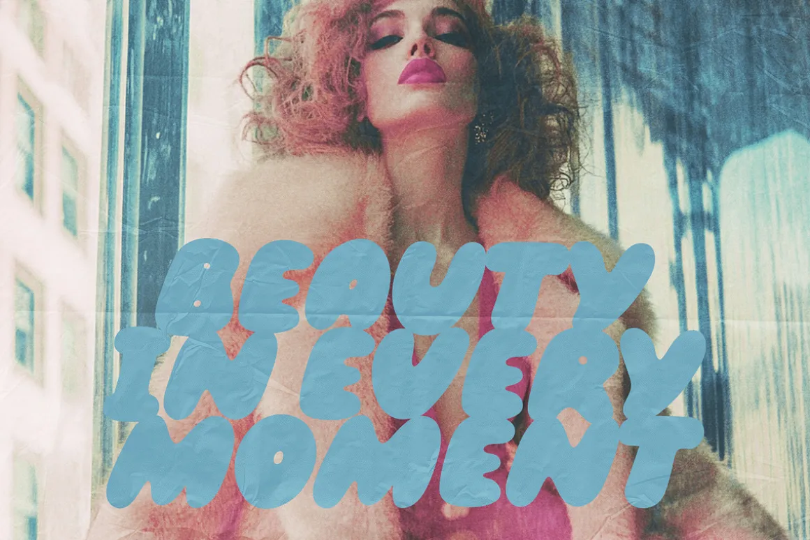 Fluffy Morning | Bubble Font DUO