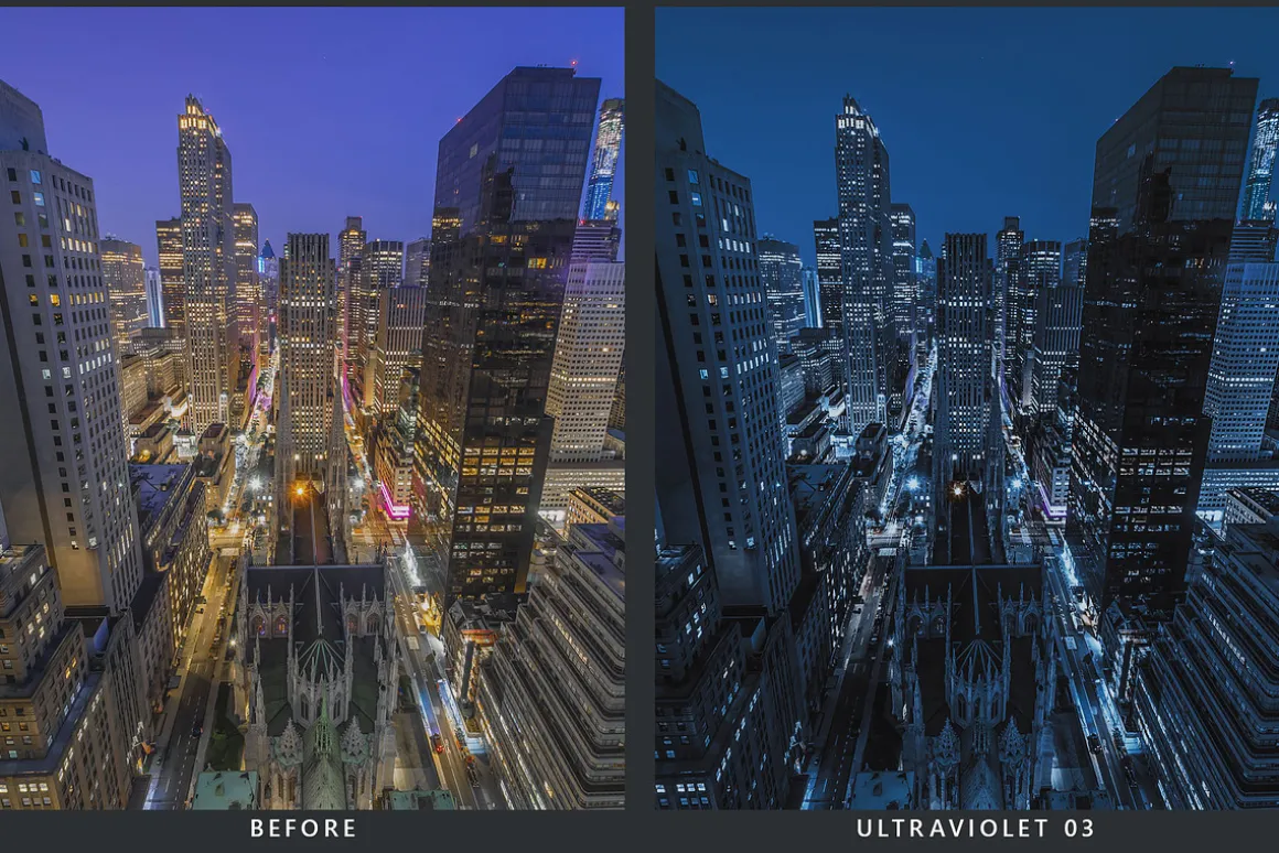 20 Fluorescence LR Presets