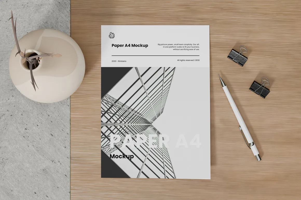 Flyer A4 Mockup