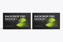 Foldable Backdrop Banner Mockup