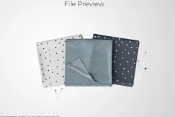 Folded Fabric Stack Mockup Set