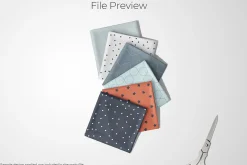 Folded Fabric Stack Mockup Set