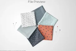 Folded Fabric Stack Mockup Set