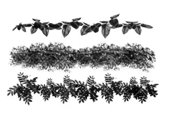 Foliage brush set